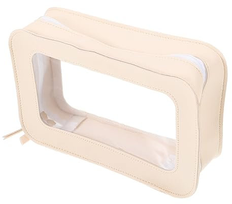 ERINGOGO Großer Kulturbeutel PVC Mit Reißverschluss Vielseitiger Kosmetik Organizer Reise Aufbewahrungstasche Für Make up Und Toilettenartikel Portable Aufbewahrungsbehälter