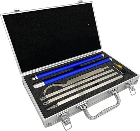 Dinchaakuarry Utensili per tornio in legno, punta in carburo Tornio in legno strumenti,8 pezzi tornio strumento per Woodturning | Kit pesante con inserti