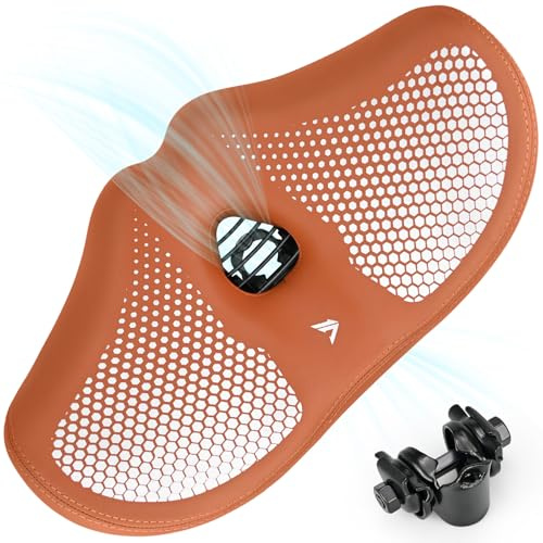 KOOOGEAR Bike Seat, Wide Bike Seat Cushion,Comfortable Soft Saddle Breathable Mountain Bike Seat for MTB Mountain Bike,Folding Bike,Road Bike,Spinning Bike