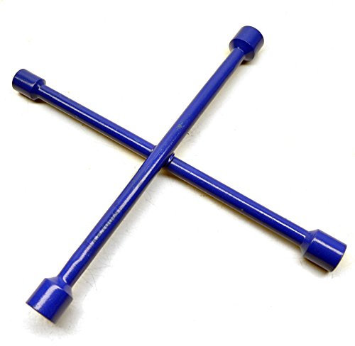 AB Tools 4 Way Cross Wheel Brace Nut Wrench/Spanner Tire Iron 17-19-21-23mmm TE566