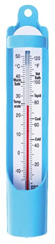Badewannen-Thermometer 230 mm – Wassertemperatur-Kontrolle für Babys, Senioren und Kinder