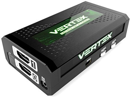 HDFury HDF0110 Vertex 2X 2 HDMI Matrix, 18Gbps für 4K60 4:4:4 600MHz, integrierter Scaler und Formatkonverter schwarz