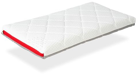 DORMISSIMO Babymatratze 75x52 Mini Duo VISCO Höhe 7 cm - Abnehmbarer, waschbar, viskoelastisch und atmungsaktiv