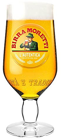 Birra Moretti 2 verres demi-pinte