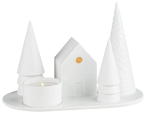 Räder Kerzenhalter Waldhütte 'Wintermärchen Design