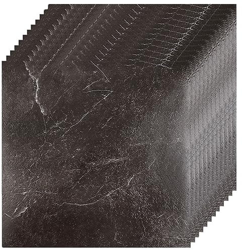 YAYODS 40Pcs Self Adhesive Floor Tiles, Peel and Stick Marble Effect Vinyl Floor Tiles, Waterproof Vinyl Flooring Stick-On Tiles for Bathroom Kitchen Living Room, 30x 30cm
