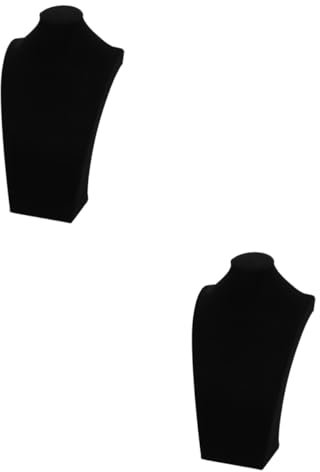 GALPADA 2stücke Halskette Schmuckdisplay Rahmen Eleganter Schmuckständer Für Und Halsketten Schwarzes Design Für Zuhause Geschäft