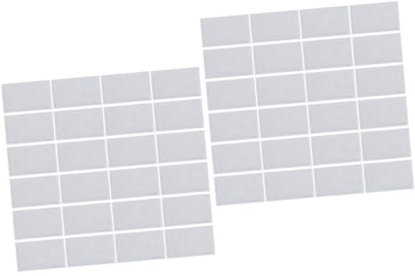 BESPORTBLE 48stücke Teiliges Selbstklebende Kunststoffhüllen Für Karten Transparent Zum Organisieren Und Schützen Von Ausweisen Etiketten Und Dokumenten