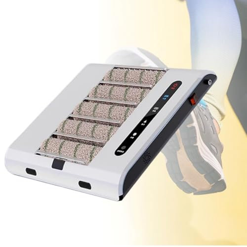 LFfwynog Équipement de Nettoyage de Chaussures pour la Maison/la Clinique, cireuse à Chaussures à Induction Automatique Rechargeable 1000 Pa Aspiration frotter + Aspirer 2 en 1