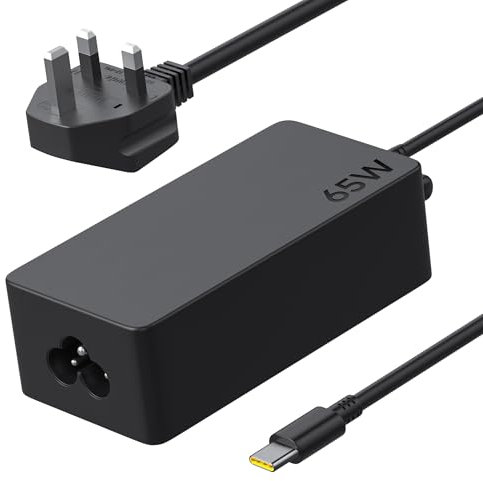 65W USB C Charger, Lenovo Laptop Charger for Lenovo ThinkPad X1 Carbon T14 T15 T480 T480s T490 T580 T590 E14 E15 E480 E580 E590 X13 X380 L13 L14 L15 Chromebook C330 S330 300e Yoga Type C Power Supply
