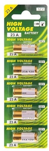 Sivitec 5-Pack Alkaline A23 23A 12V Batteries for Doorbell, Alarm Clock, Car Key