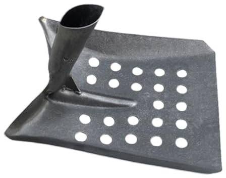 Pelle Plate de Nettoyage en Métal Noir pour Égout et Rigole