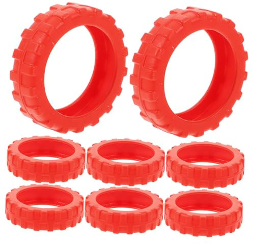 TINEASUR Housse De Roue De Valise en Silicone Anti-Bruit Et Antidérapante, Protection pour Pieds De Valise, Lot De 8, Dimension 55x55x15 Mm, Accessoire De Voyage Adaptable