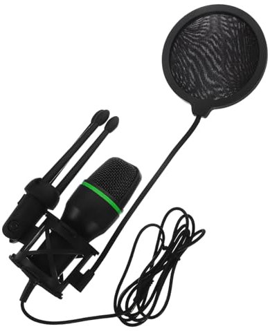 KAILIKETIY Micro à Condensateur pour Ordinateur USB Microphone Antibruit De Jeu Kit De Microphone pour Ordinateur De Bureau