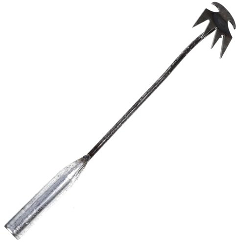 Kisangel Multifunktions-unkrautstecher Handwerkzeug Wurzelheber Entferner Für Den Garten Robuster Schneidrechen Einfach Zu Verwenden Und Aufzubewahren