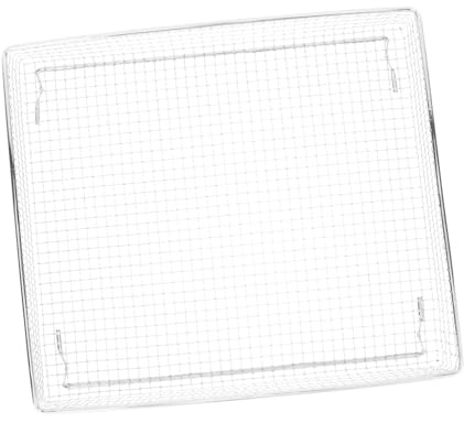 VALICLUD Cesta De Freidora De Aire Inoxidable 290x252x52mm Rejilla De Enfriamiento para Panadería y Hornear Diseño De Malla Anti-caídas Multiusos para Cocina y Horneado