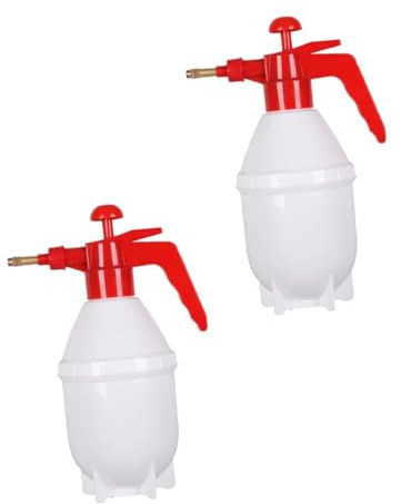DIYEAH 2 pezzi Spruzzino Piante Pressione Nebulizzatore Manuale Regolabile per Giardino e Casa Annaffiatoio Portatile per Fiori e Bonsai Spruzzatore Mano Resistente e Facile da Usare
