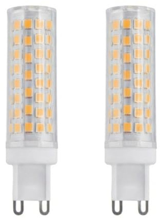 Area illumina Lampadine LED G9 8W – Confezione 2 Pezzi – 3000K Luce Calda o 4000K Luce Naturale – Fino a 946lm – CRI 84 – Alta Luminosità – 15.000 Ore (3000K Luce Calda)