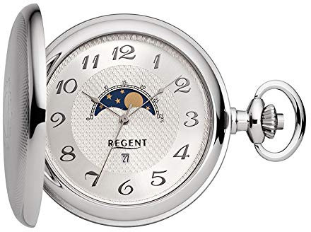 REGENT Taschenuhr analog Quarz P-160