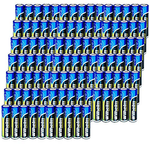 Wilhelm Universal Batterien AA Mignon AAA Mikro 9V Block (AAA Mikro, 100)