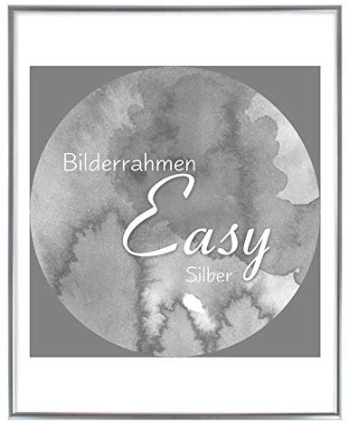 Bilderrahmen Easy 37,5x98 cm aus Kunststoff in Silber - Farbe und Größe wählbar