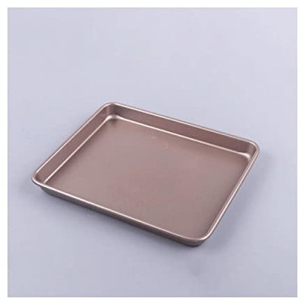 ACiyD Foglio per Biscotti Rettangolare Rotolo di Gelatina Teglia da Forno Profonda Teglia da Forno Antiaderente in Acciaio al Carbonio (32,5x27x2,5 cm)