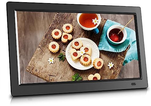 22 Zoll 24 Zoll 27 Zoll 32 Zoll Großer digitaler Fotorahmen in Mehreren Größen Unterstützt Video und Musik, Diashow Kann an der Wand montiert Werden und ist for ältere Menschen einfach zu verwenden (