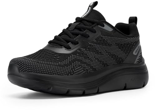 FitVille Womens Lightweight Trainers Wide Fit Running Shoes Comfortable Breathable Fashion Sneakers for Ladies Walking Jogging Gym 7 Wide