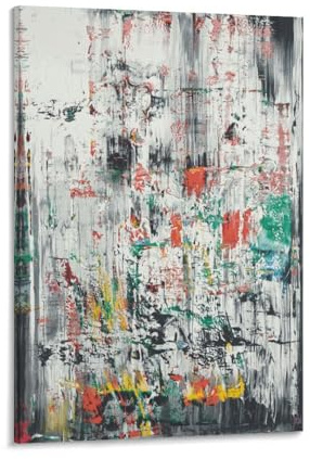 Gerhard Richter Kunstdruck auf Leinwand, Poster, Wandmalerei, Poster, Dekoration, moderne Wohnkunstwerke, 50 x 75 cm