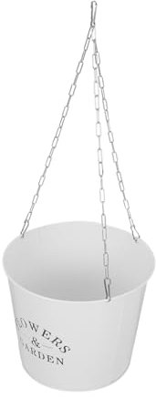 Alipis Hängender Metallblumentopf Vintage Pflanzgefäß Für Innen Und Außen Dekorativer Blumenhalter Für Balkon Terrasse Garten Und Fenster Für Farne Und Sukkulenten