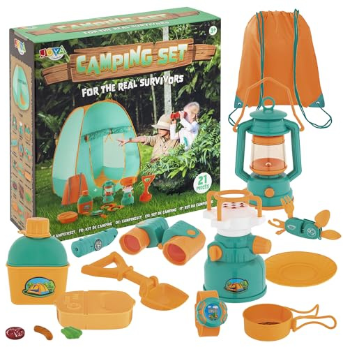 Joya Creative Kinderspielzelt Pop Up Spielhaus Baby, Abenteuer Kinder Outdoor, Forscherset, entdecker Set, Play Kinderzelt Geschenke für Kinder 2-6 Jahre Mädchen Junge Spielzeug