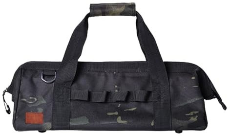 Camping Zeltheringe Tasche - Aufbewahrungstasche für Zeltheringe, Zeltheringe Organizer aus robustem 1050D Oxford Nylon | Wasserdicht, große Kapazität, erweiterter Griff, Werkzeugtasche Po