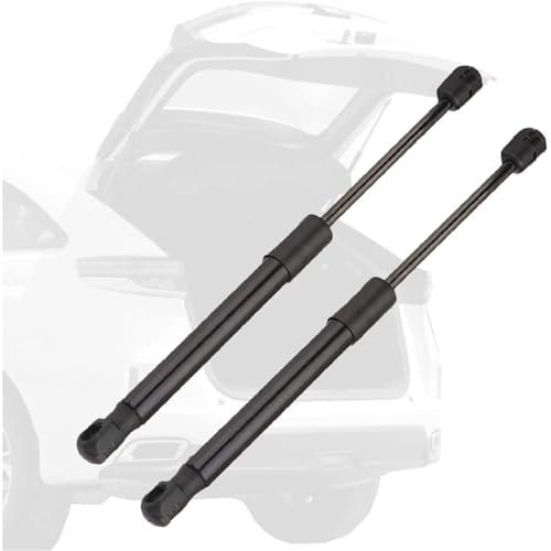 RuiYiL 2 Stück Auto Kofferraum Gasfeder für Peugeot 206 Hatchback 2000-2005 2006 2007, Heckklappendämpfer Lift Unterstützung Hydraulische Stange Gasdruckdämpfer Stoßdämpfer