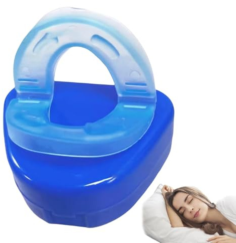 Boccaglio Antirussamento,Dispositivo Antirussamento,Protezione Per La Bocca Per Apnea Notturna,Soluzione Per Russare Per Comfort E Respirazione Facile,Paradenti Per Smettere Di Russare,Riutilizzabile