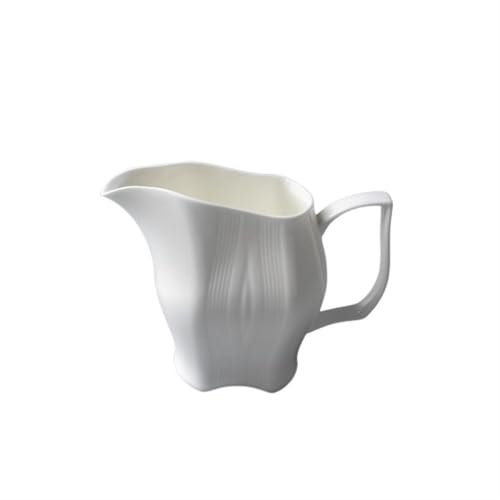 salsera de porcelana Salsera de cerámica de 10,1 oz for aderezos for ensaladas, crema y caldo, color blanco salsera