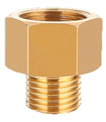 XSDSM Brass Reducer G3/8 Internal Thread to G1/4 External Thread Reducing Tap Connector Hexagonal Reducer for Pipe Conversion Joint