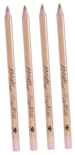 Lápiz Corrector de Maquillaje sin Marcas, 4 Piezas de Madera
