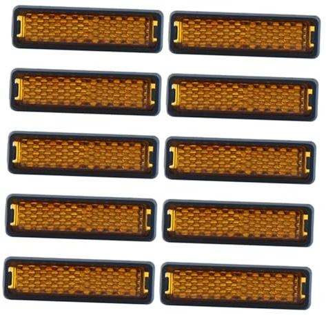 ULTECHNOVO 10 pièces Réflecteurs Pédales Vélo Accessoires Sécurité Réfléchissants Visibilité Nocturne Améliorée Résistants Intempéries pour VTT et Route