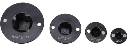 Jelquix 4Pcs Low Profile Impact Socket Adapter Set Magnetic, 3/4in-1in 1/2in-3/4in 1/2in-3/8in /4in-3/8in, Ideal for Impact Wrenches