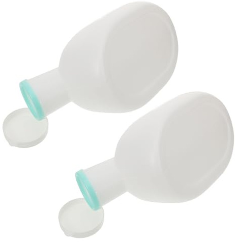 Ipetboom Orinal Portátil para Hombres 2000 Ml con Tapa Antiderrames Urinario Reutilizable de Plástico Reforzado Botella de Orina para Coche Viajes y Uso Hospitalario Paquete 2 Unidades