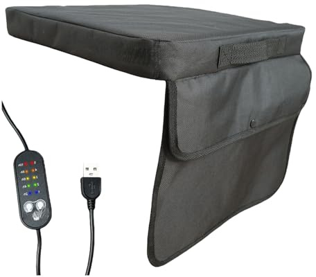 Almohadilla de asiento calentada y transportable de bajo consumo que resalta la sustancia de fibra artificial calor modificable para congelar termorregulación inteligente