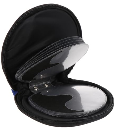 FONDOTIN Custodia per CD Auto da 20 Pezzi, Borsa Porta Dvd Ampia Capacità, Protezione Antifrizione e Umidità, Organizer Sottile e Leggero per Viaggi e Casa