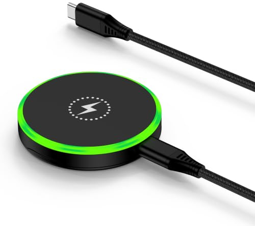 25W Magnetic Wireless Charger Samsung Fast Charging Pad for Samsung Galaxy S26 Ultra S25 S24 S23 S22 S21,iPhone 17 Pro 16 15 14 13 12,Magsafe Wireless Phone Charger for Google Pixel 10 Pro XL 9 8