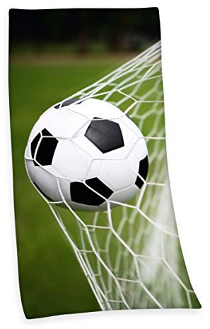 Herding Fußball Badetuch, Young Collection, 75 x 150 cm, Baumwolle, Mehrfarbig