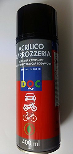 DOC BOMBOLETTA Vernice ACRILICA CARROZZERIA Auto 400 ML IC105 Rosso Telaio CHASSI