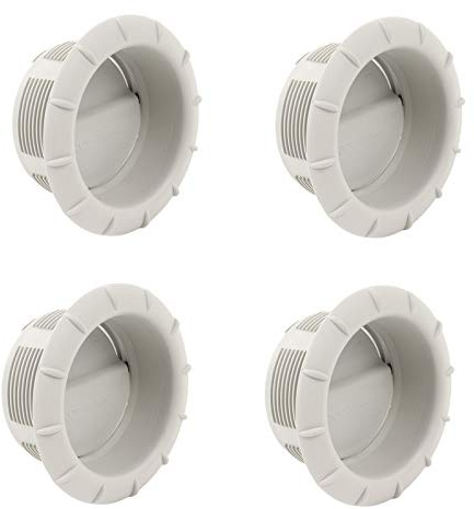 Truma Endstück Warmluftaustritt 65mm Warmluftrohre verschließbar (4X Grau)