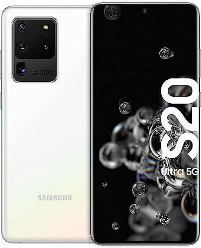 Samsung Galaxy S20 Ultra 5G, Dual SIM 128GB, Cloud White, G988
