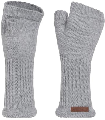 KNIT FACTORY - Cleo Handstulpen - Fingerlose Handschuhe - Gestrickte Handschuhe für Winter - Damen Handstulpen aus Wolle - Hochwertige Qualität | Fingerlose Handschuhe - Gestrickte Handschuhe für den Winter - Damen Handstulpen aus Wolle - Hochwertige Qualität
