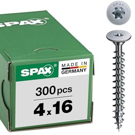 Flachrückwandkopf für Rückwände, 4 x 16 mm, 300 Stück, Vollgewinde, Rückwandkopf, T-STAR plus, 4CUT, WIROX - 0151010400163