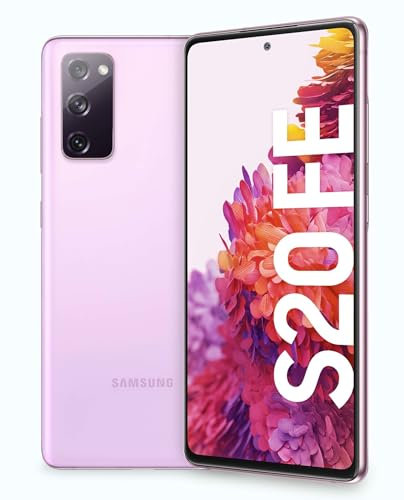 Samsung Smartphone Galaxy S20 FE, Display 6.5 Super AMOLED, 3 fotocamere posteriori, 128 GB Espandibili, RAM 6GB, Batteria 4.500mAh, Hybrid SIM, Lavanda (Cloud Lavender) (Ricondizionato)